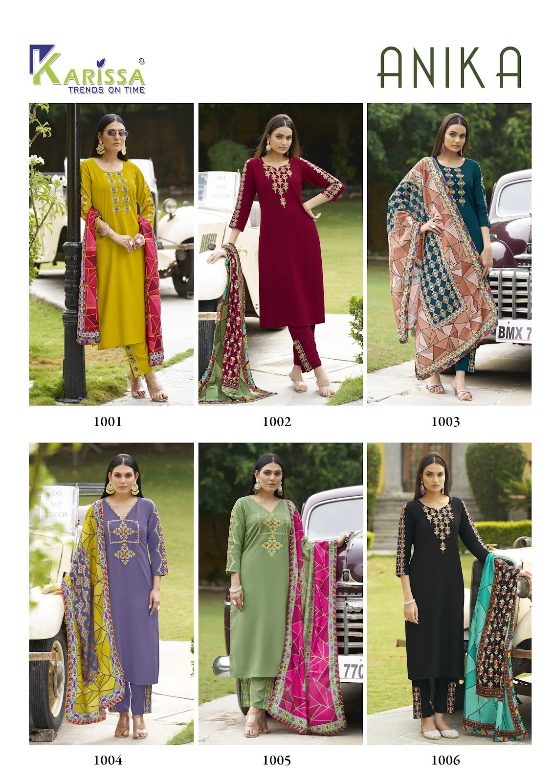 Anika Karissa Premium Readymade Pant Style Suits Supplier Gujarat