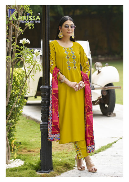 Anika Karissa Premium Readymade Pant Style Suits Supplier Gujarat