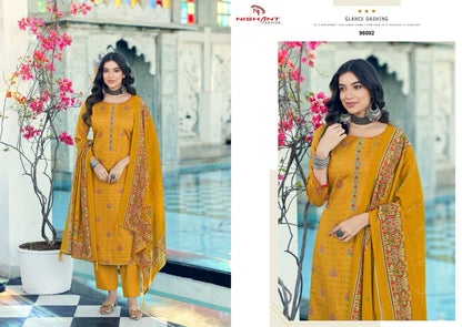 Anika Nishant Fashion Jam Silk Pant Style Suits Wholesale Rate