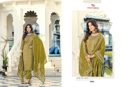 Anika Nishant Fashion Jam Silk Pant Style Suits Wholesale Rate