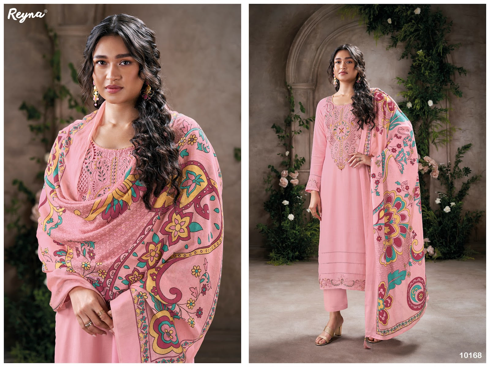 Anika Reyna Pure Cotton Pant Style Suits Wholesaler Ahmedabad