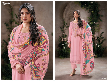 Anika Reyna Pure Cotton Pant Style Suits Wholesaler Ahmedabad