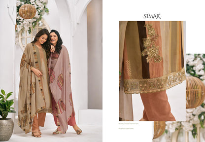 Anika Simar Pure Viscose Pant Style Suits Wholesale Price