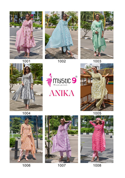 Anika Vol 1 Mystic 9 Readymade Cotton Pant Suits Exporter Gujarat