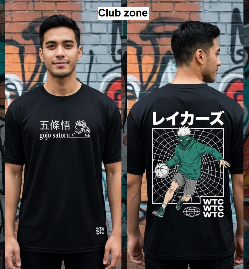 Anime Series Club Zone Looper Mens Tshirts Wholesaler India