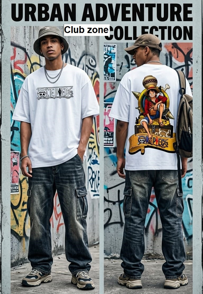 Anime Series Club Zone Looper Mens Tshirts Wholesaler India