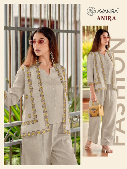 Anira With Koti Style Avanira Cotton Co Ord Set Exporter