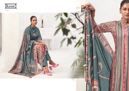 Anisha Kesar Karachi Prints Pure Lawn Pant Style Suits Exporter Gujarat