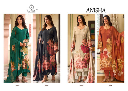 Anisha Rupali Viscose Pashmina Suits Supplier