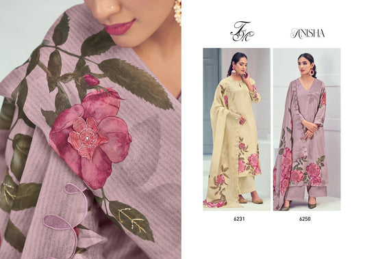 Anisha Tm Muslin Silk Pant Style Suits