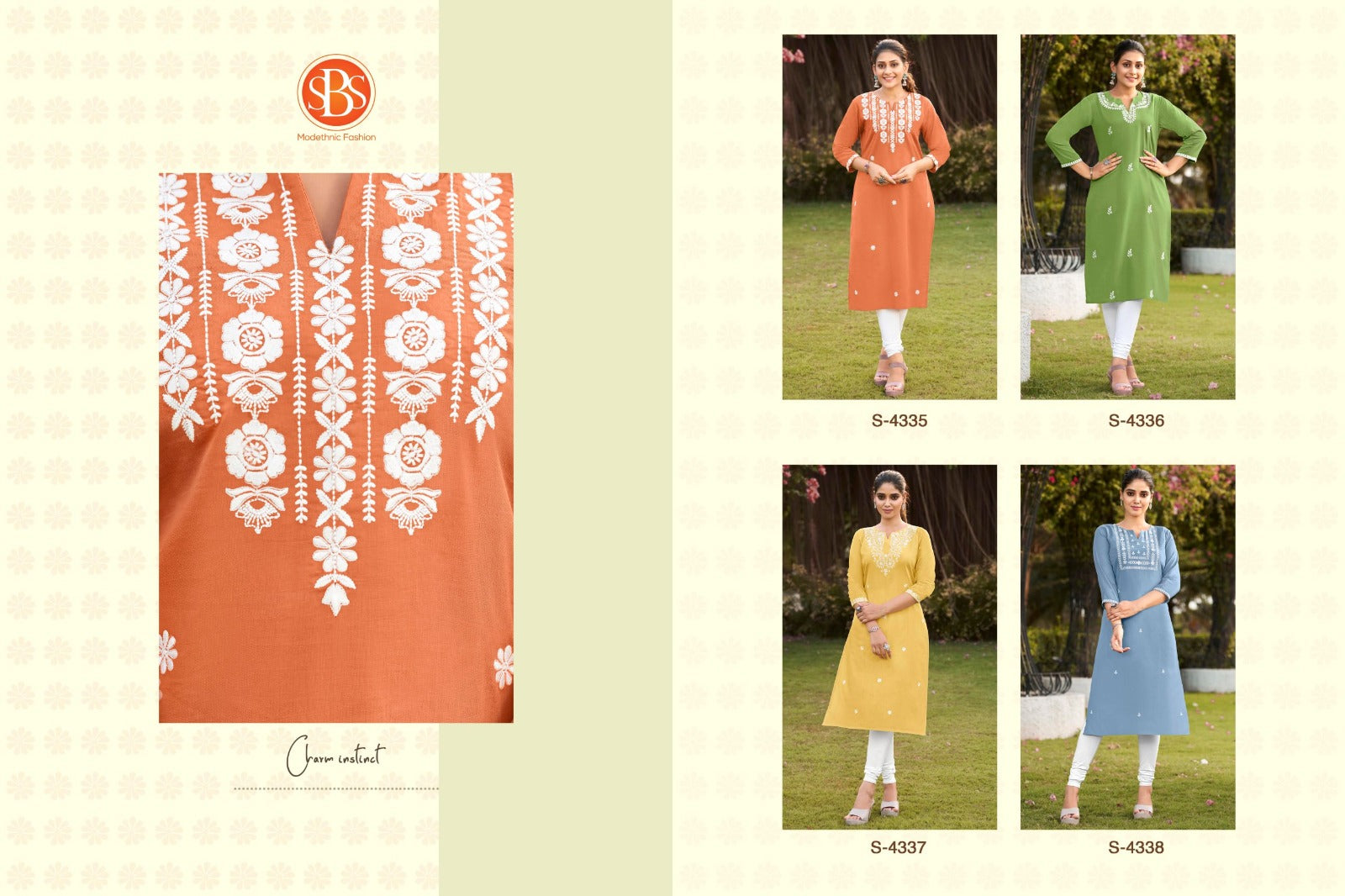 Anjali Sbs Cotton Straight Cut Kurtis Exporter Gujarat