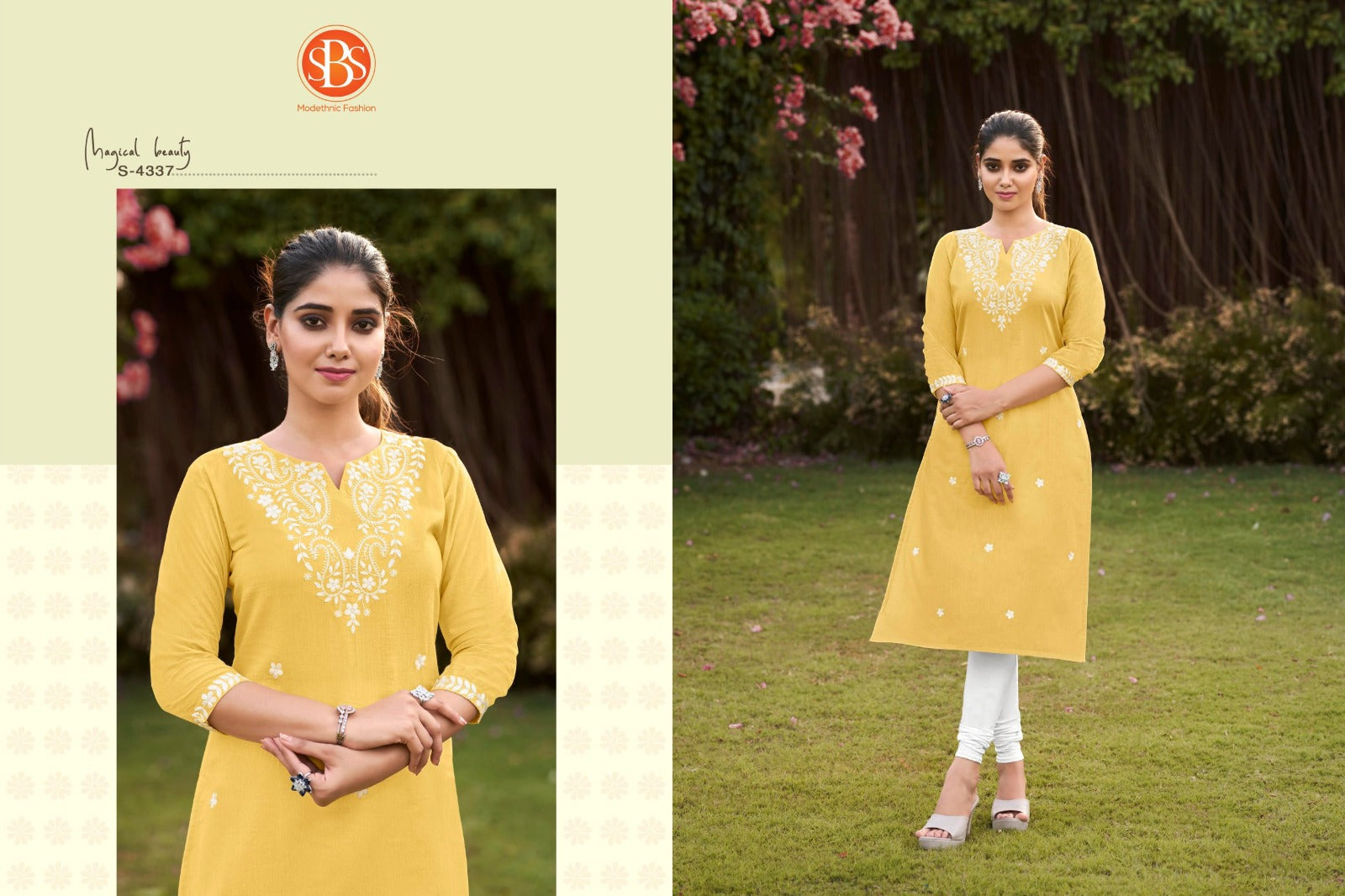 Anjali Sbs Cotton Straight Cut Kurtis Exporter Gujarat