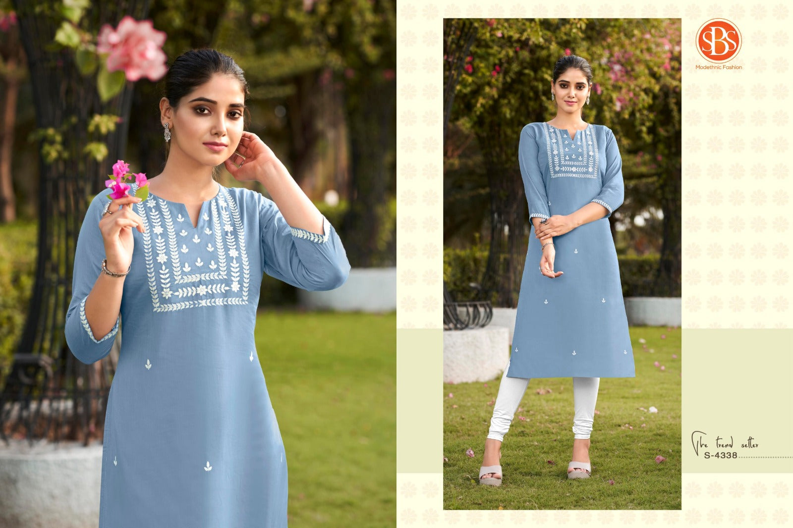 Anjali Sbs Cotton Straight Cut Kurtis Exporter Gujarat