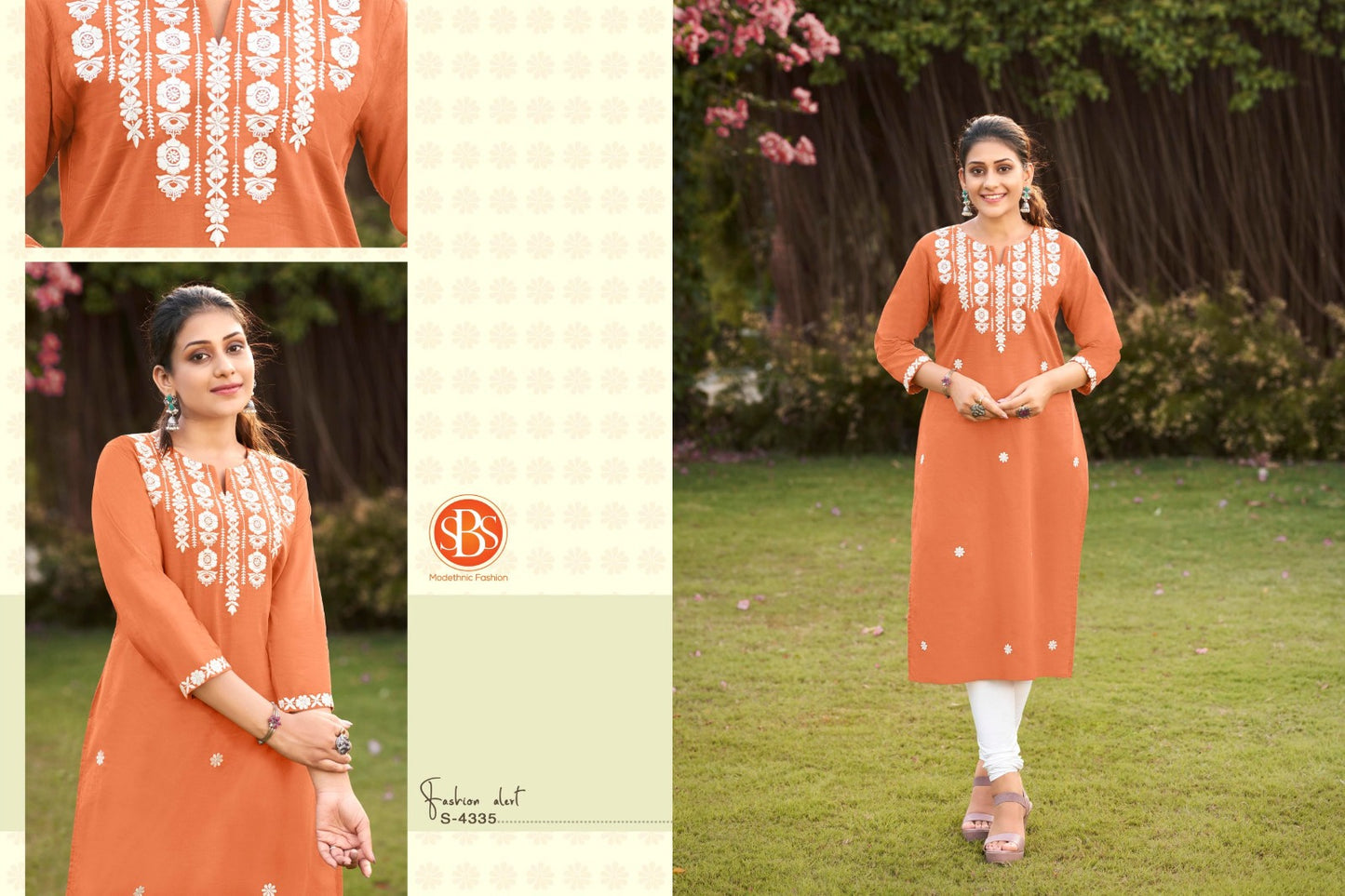 Anjali Sbs Cotton Straight Cut Kurtis Exporter Gujarat