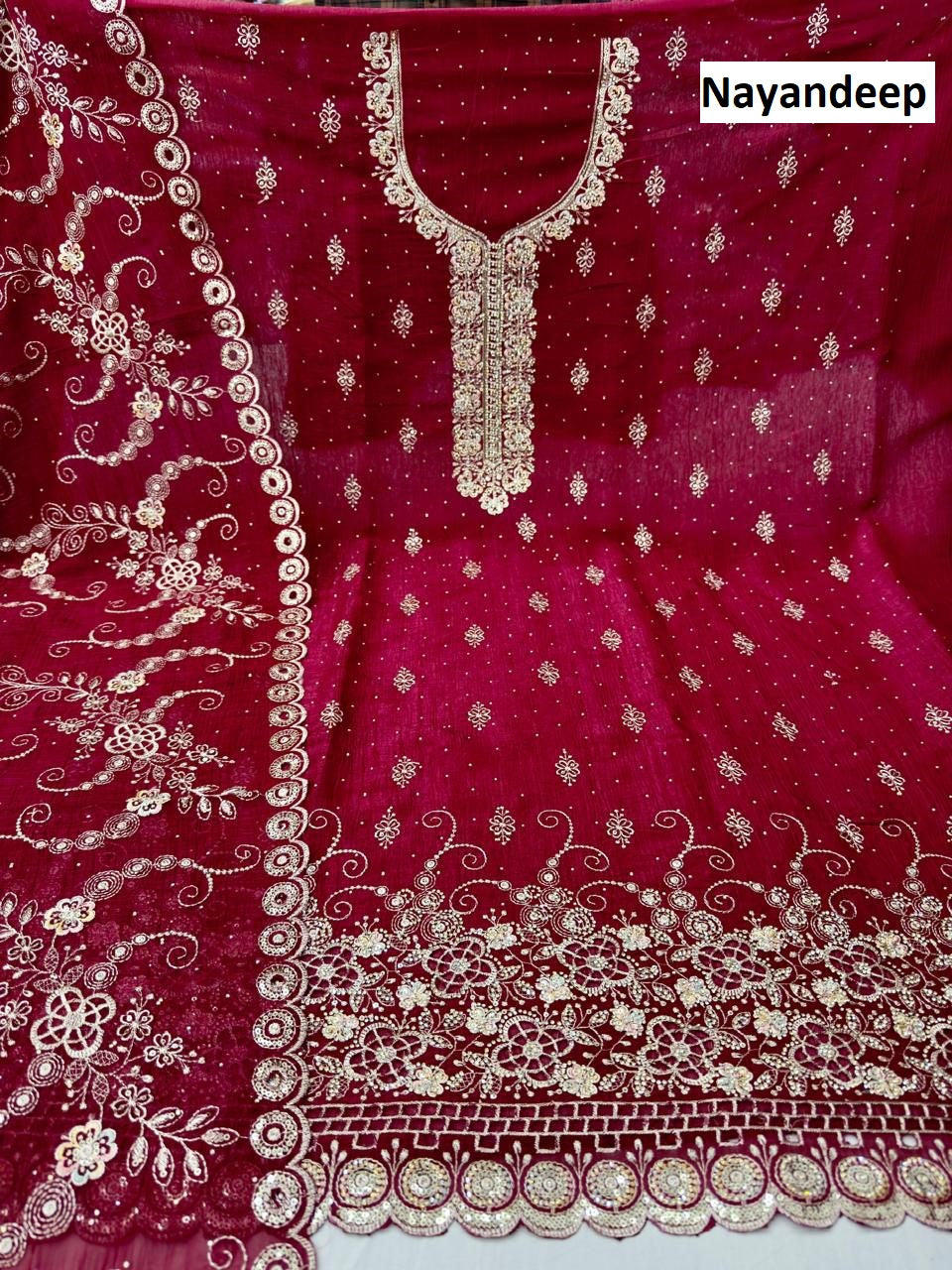 Anju Nayandeep Silk Salwar Suits Manufacturer Gujarat