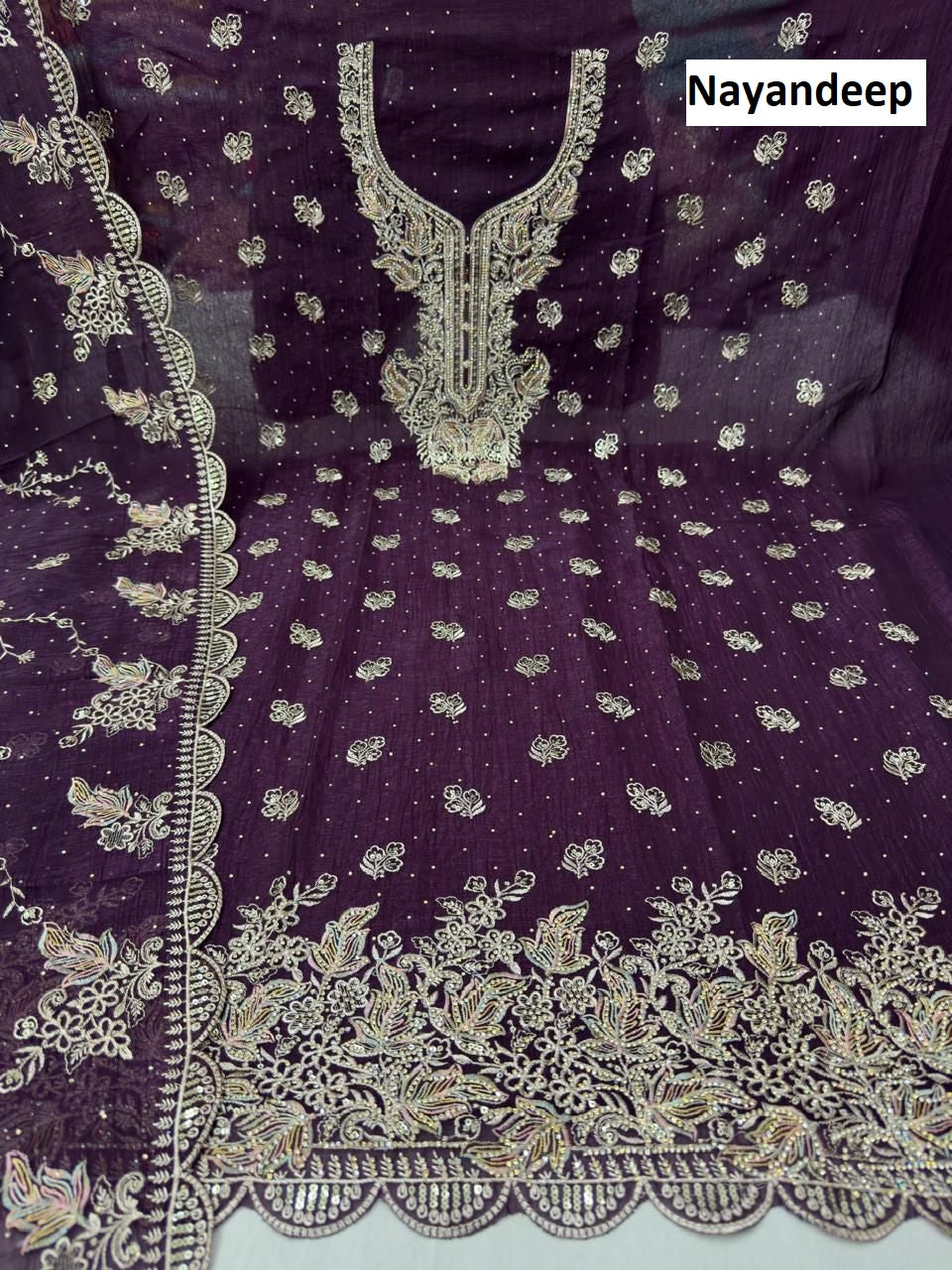 Anju Nayandeep Silk Salwar Suits Manufacturer Gujarat