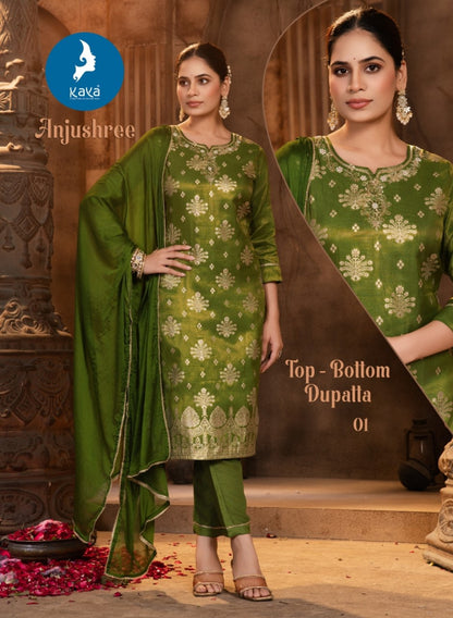 Anjushree Kaya Viscose Readymade Pant Style Suits Wholesale Rate