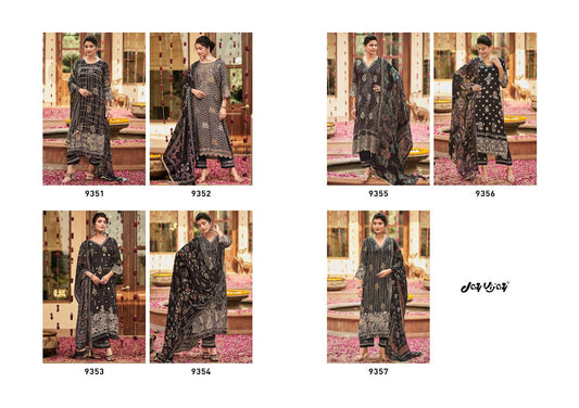 Ankahi Jay Vijay Muslin Jacquard Plazzo Style Suits Manufacturer