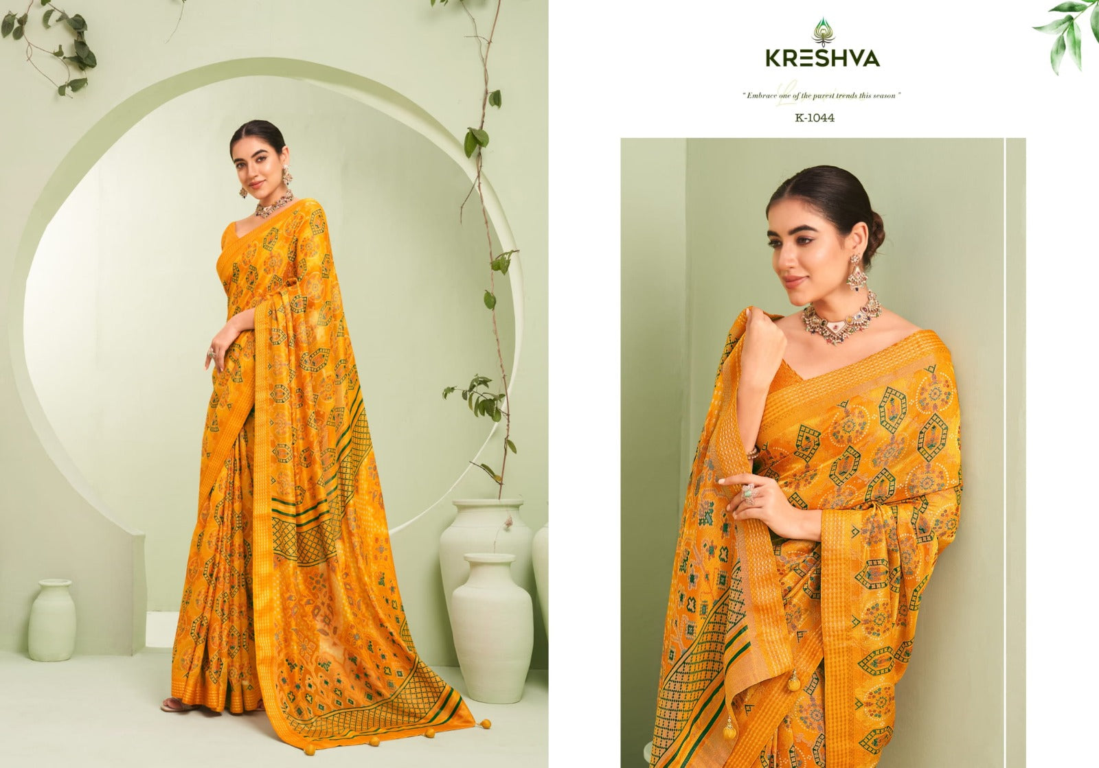Ankita Kreshva Georgette Sarees Manufacturer Ahmedabad