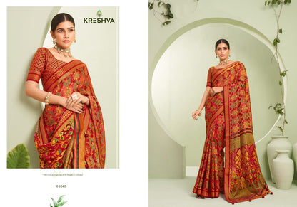 Ankita Kreshva Georgette Sarees Manufacturer Ahmedabad
