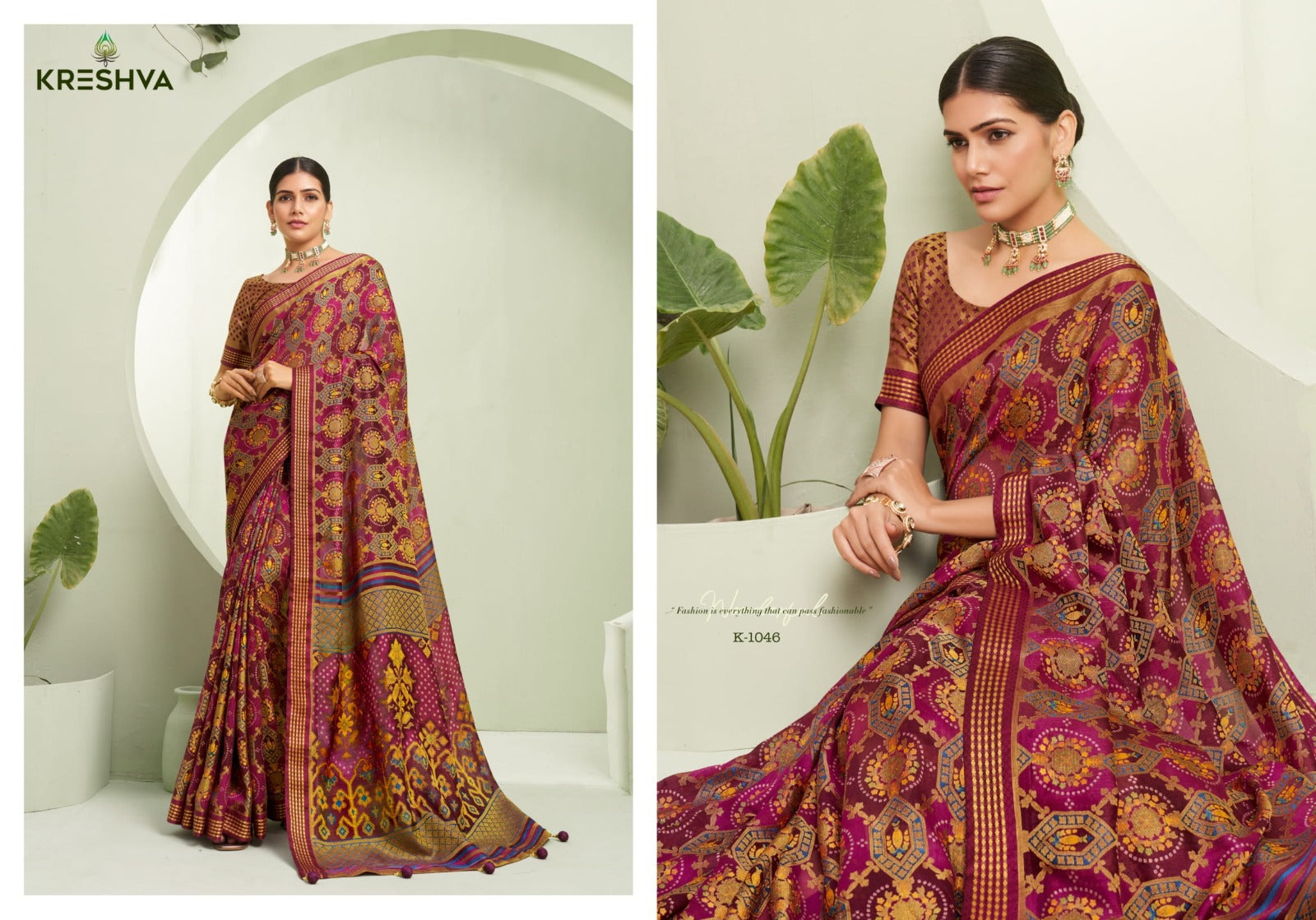 Ankita Kreshva Georgette Sarees Manufacturer Ahmedabad