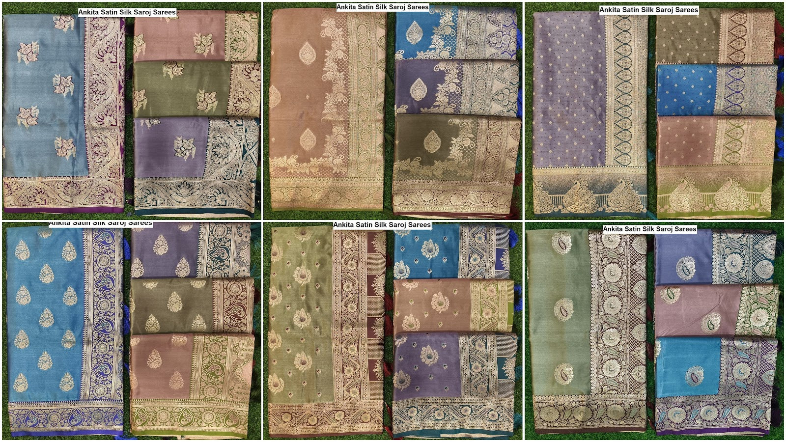Ankita Satin Silk Saroj Sarees Wholesaler Ahmedabad