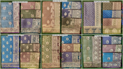 Ankita Satin Silk Saroj Sarees Wholesaler Ahmedabad
