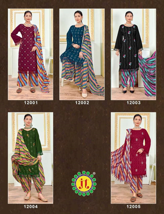 Ankita Vol 12 Jt Rayon Pant Style Suits Wholesale Rate