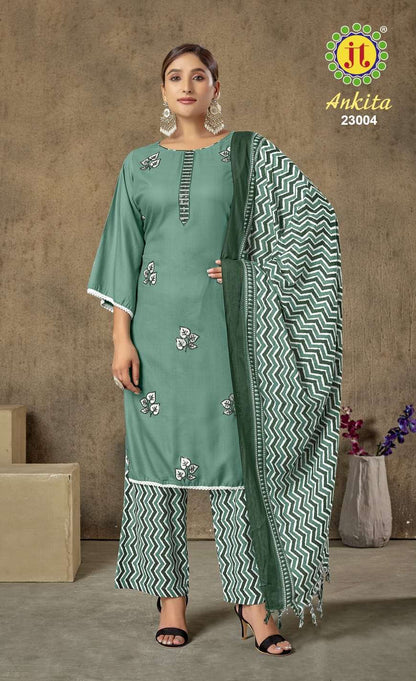 Ankita Vol 23 Jt Rayon Salwar Suits Supplier Ahmedabad