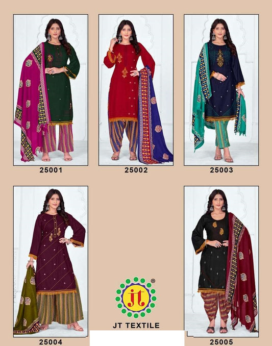 Ankita Vol 25 Jt Rayon Salwar Suits Exporter Ahmedabad