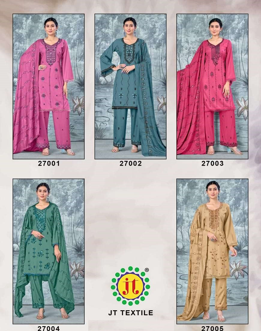 Ankita Vol 27 Jt Rayon Pant Style Suits Supplier Ahmedabad