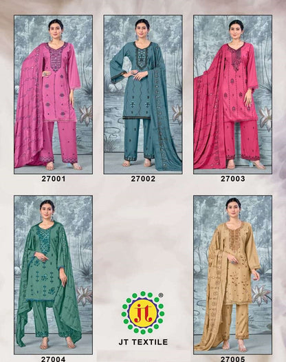 Ankita Vol 27 Jt Rayon Pant Style Suits Supplier Ahmedabad
