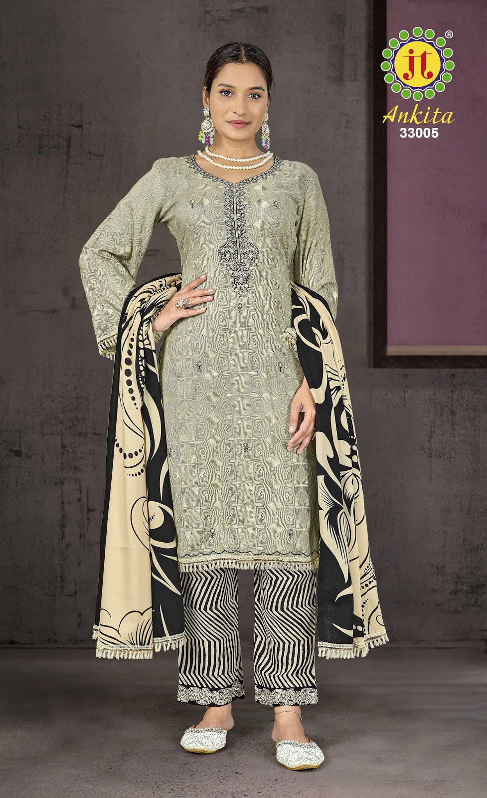 Ankita Vol 33 Jt Rayon Pant Style Suits Exporter Ahmedabad