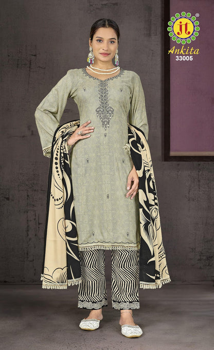 Ankita Vol 33 Jt Rayon Pant Style Suits Exporter Ahmedabad