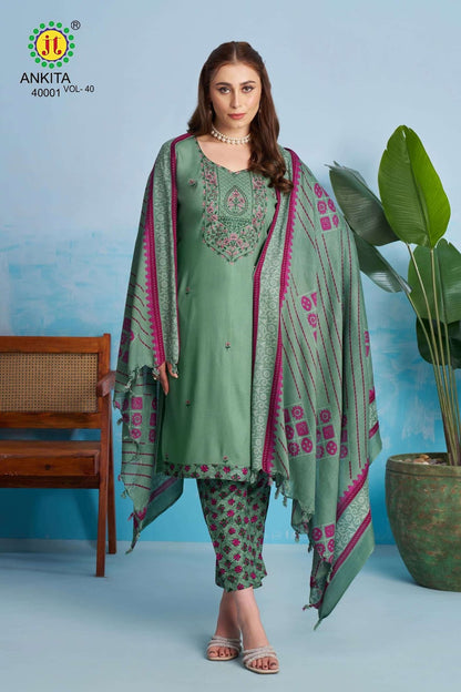 Ankita Vol 40 Jt Rayon Pant Style Suits Manufacturer