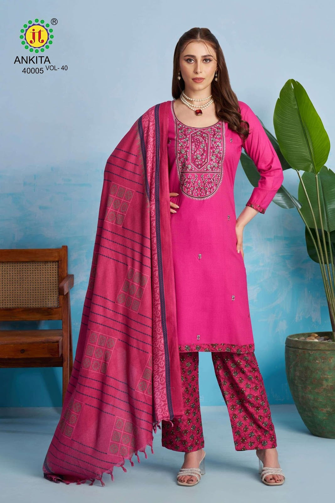 Ankita Vol 40 Jt Rayon Pant Style Suits Manufacturer