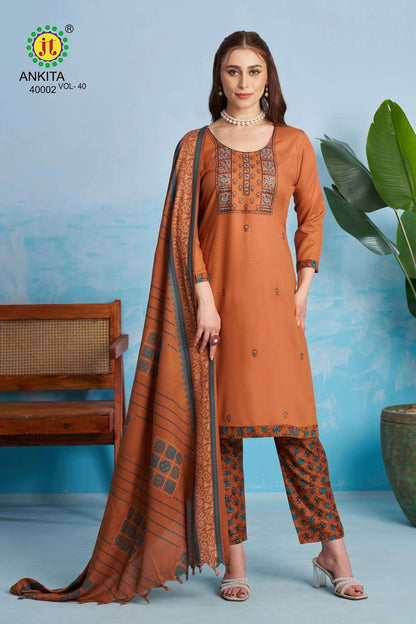 Ankita Vol 40 Jt Rayon Pant Style Suits Manufacturer