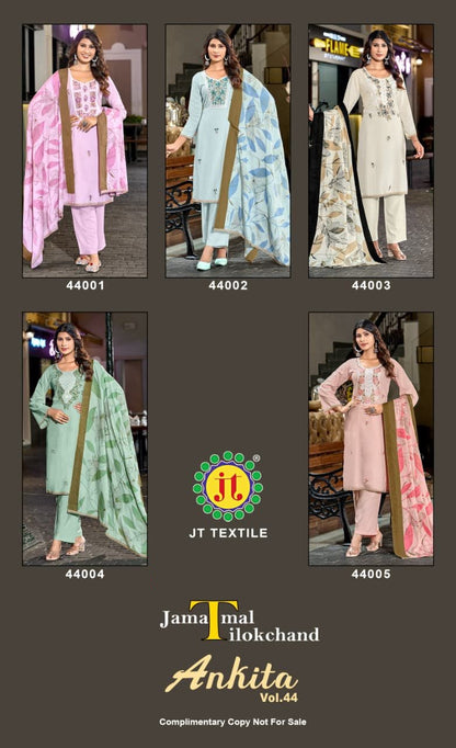 Ankita Vol 44 Jt Rayon Pant Style Suits Exporter