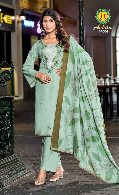 Ankita Vol 44 Jt Rayon Pant Style Suits Exporter