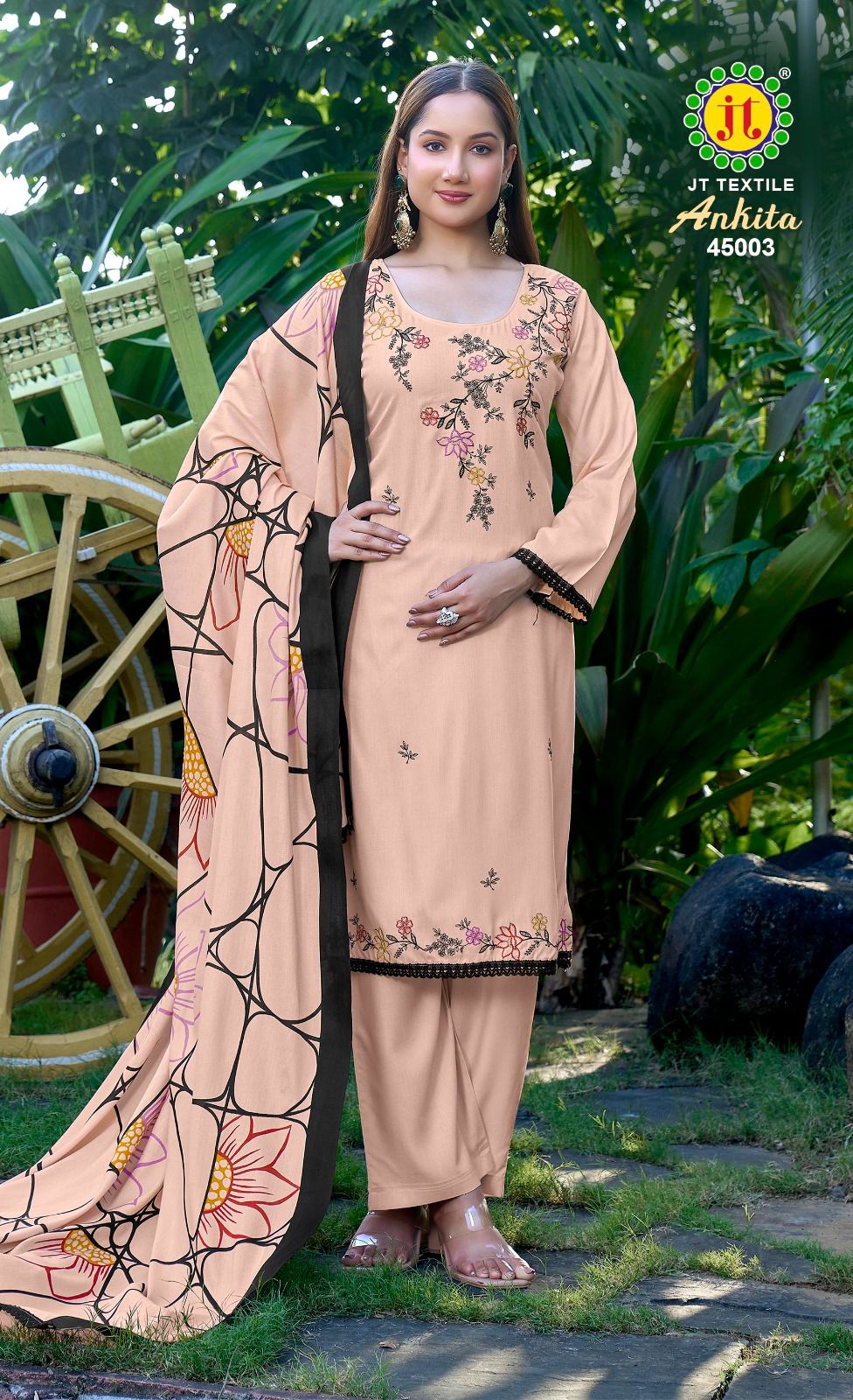 Ankita Vol 45 Jt Rayon Pant Style Suits Supplier