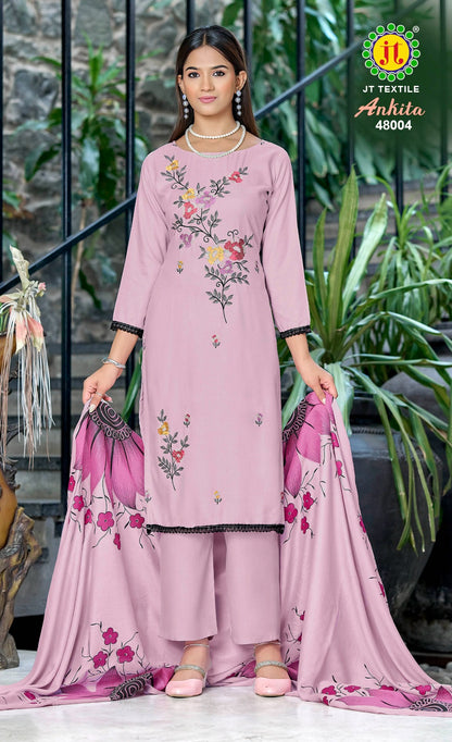Ankita Vol 48 Jt Rayon Pant Style Suits Supplier India