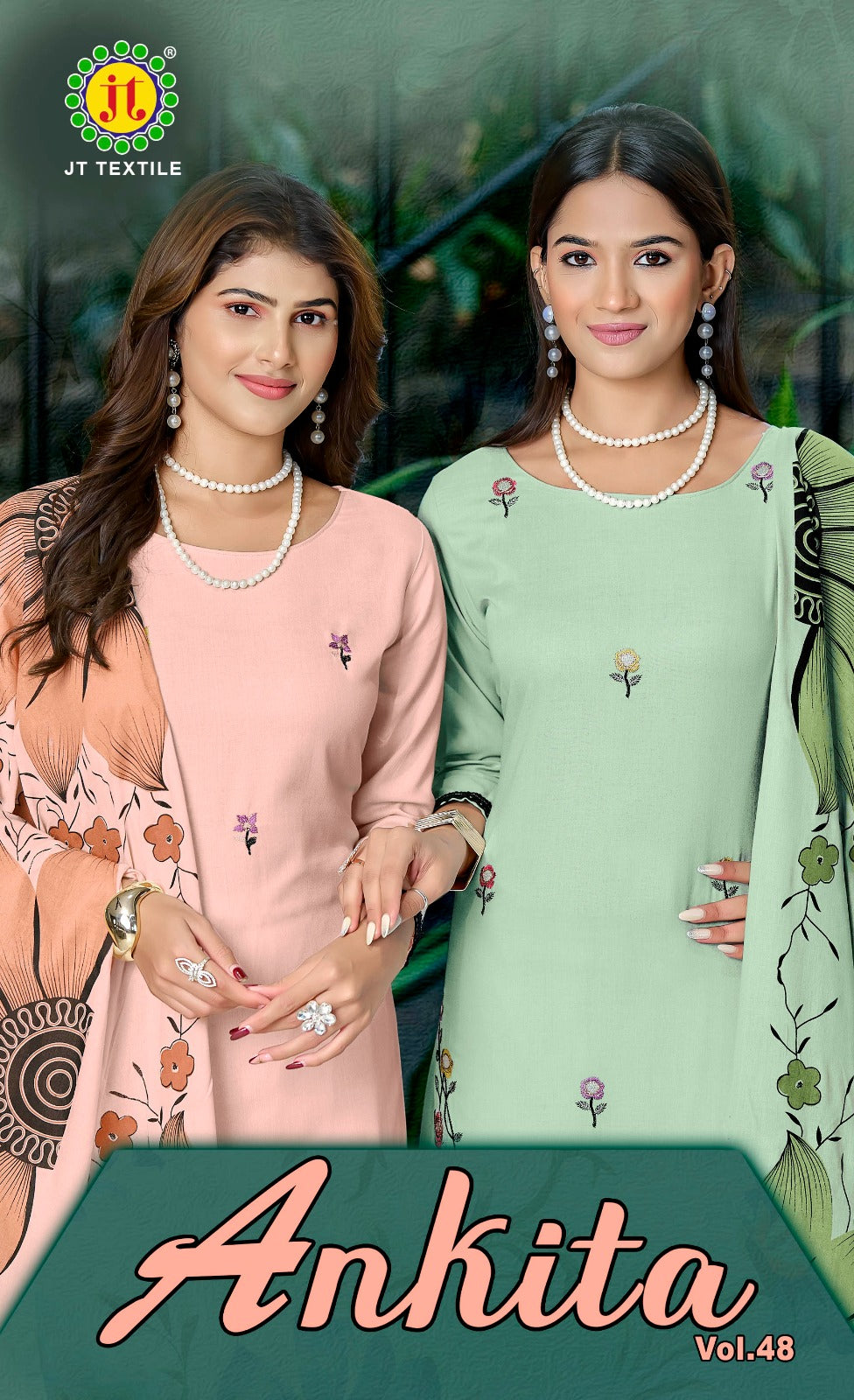 Ankita Vol 48 Jt Rayon Pant Style Suits Supplier India