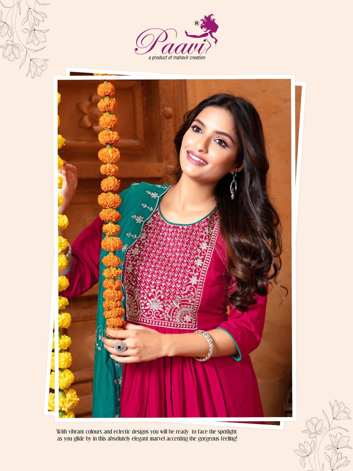 Ankita Vol 4 Paavi Roman Readymade Anarkali Suits Wholesaler Ahmedabad