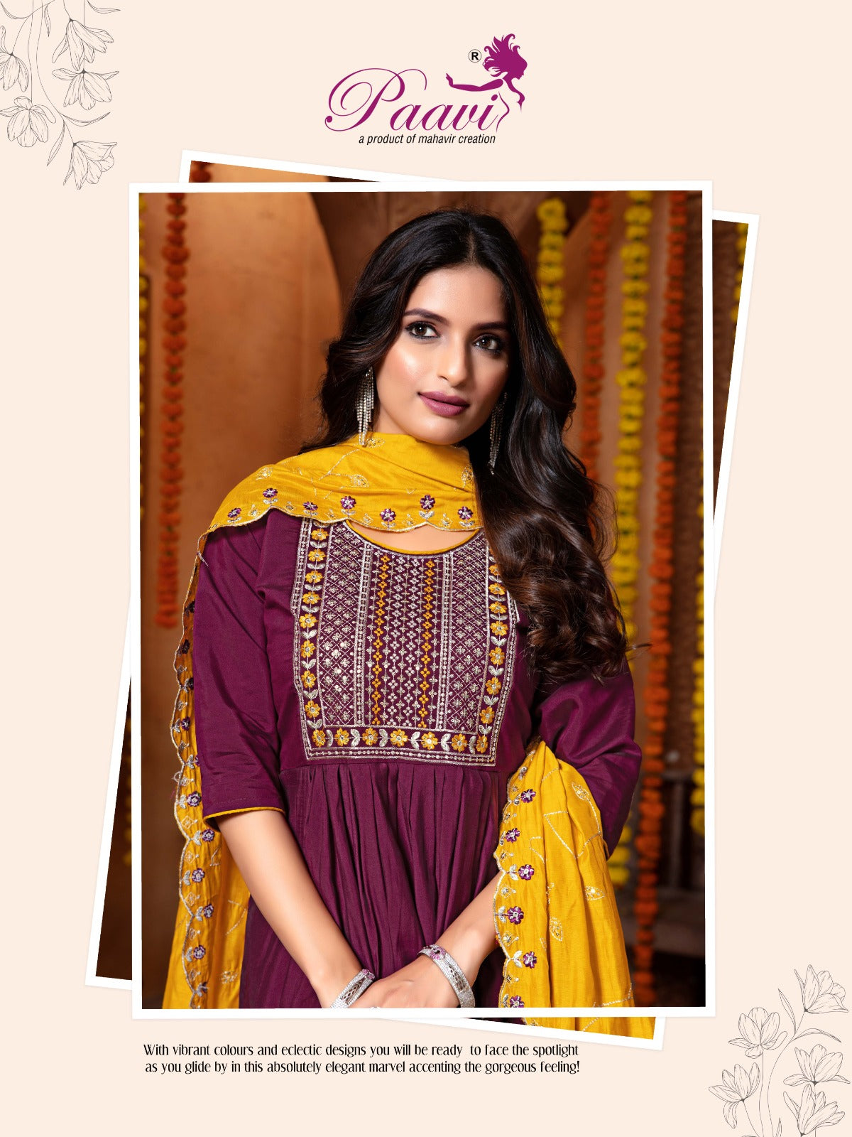 Ankita Vol 4 Paavi Roman Readymade Anarkali Suits Wholesaler Ahmedabad