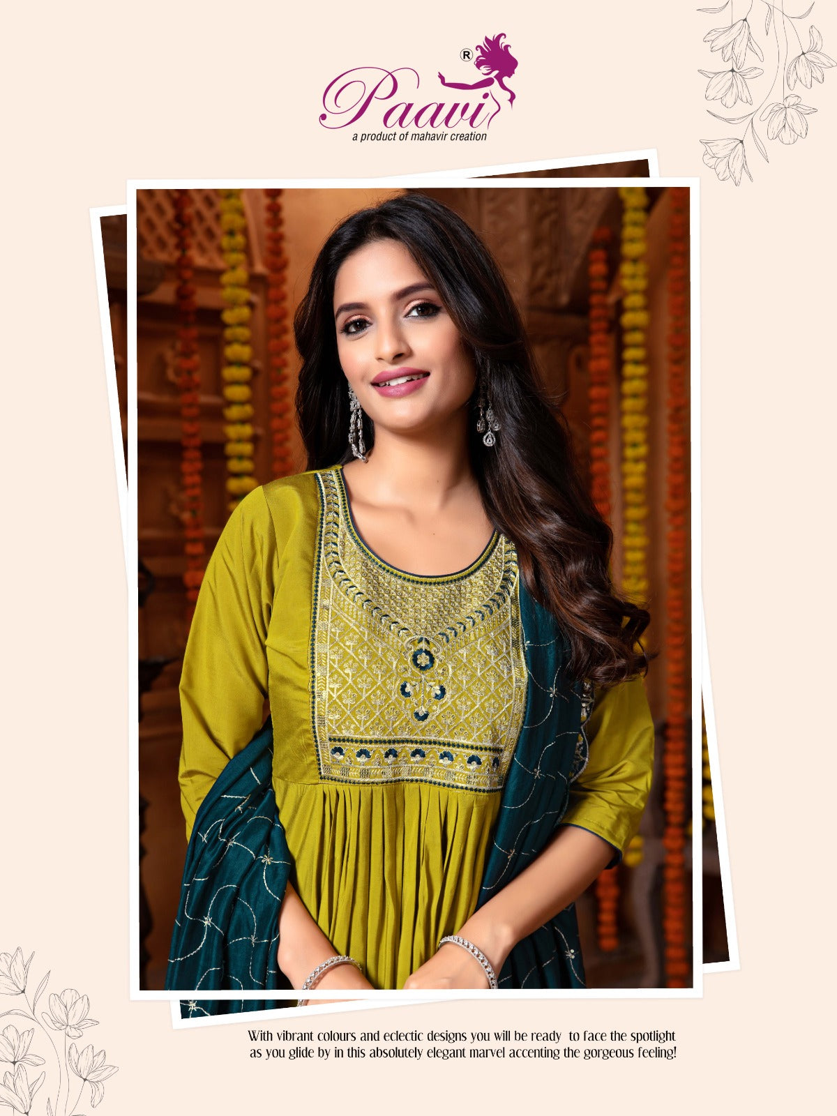 Ankita Vol 4 Paavi Roman Readymade Anarkali Suits Wholesaler Ahmedabad