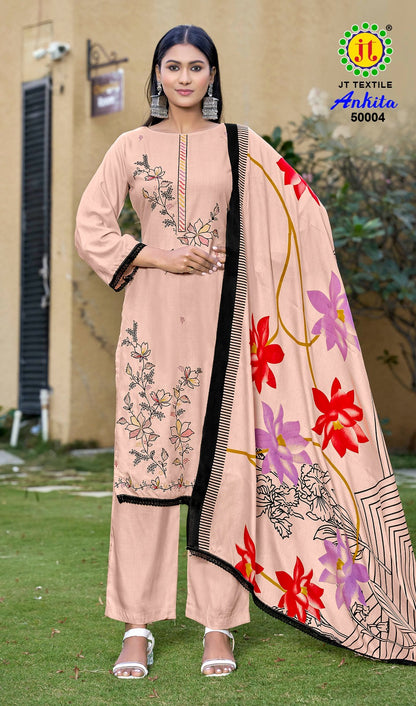 Ankita Vol 50 Jt Rayon Pant Style Suits Exporter India