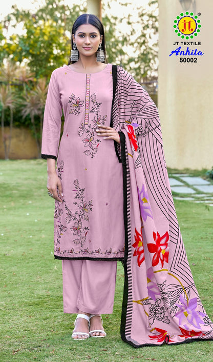 Ankita Vol 50 Jt Rayon Pant Style Suits Exporter India