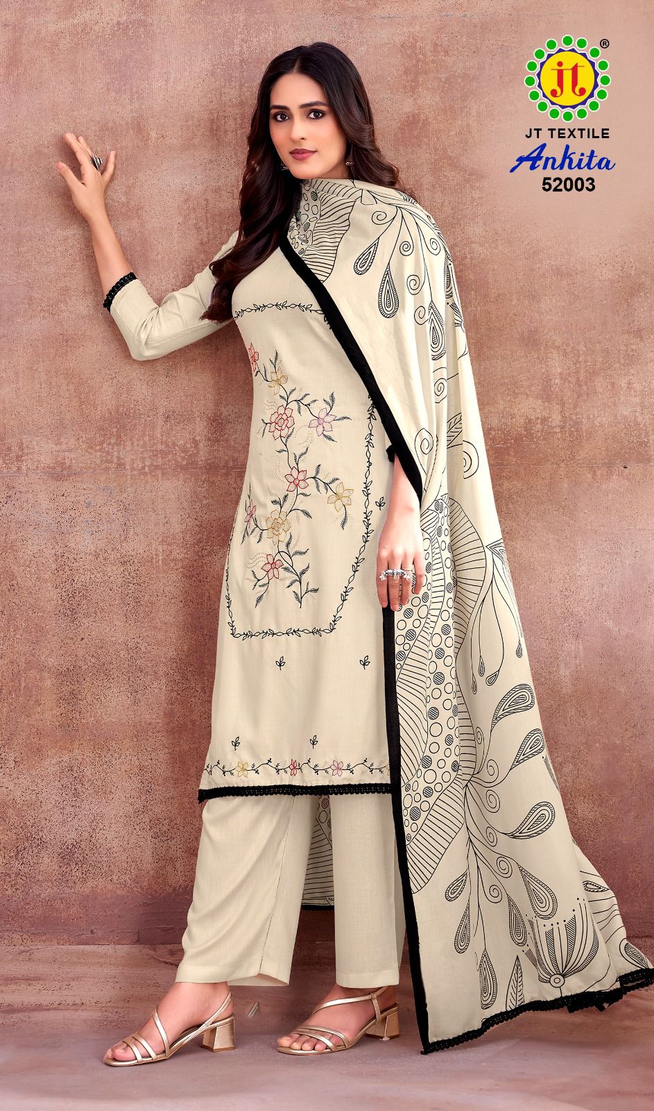 Ankita Vol 52 Jt Rayon Pant Style Suits Wholesale Price