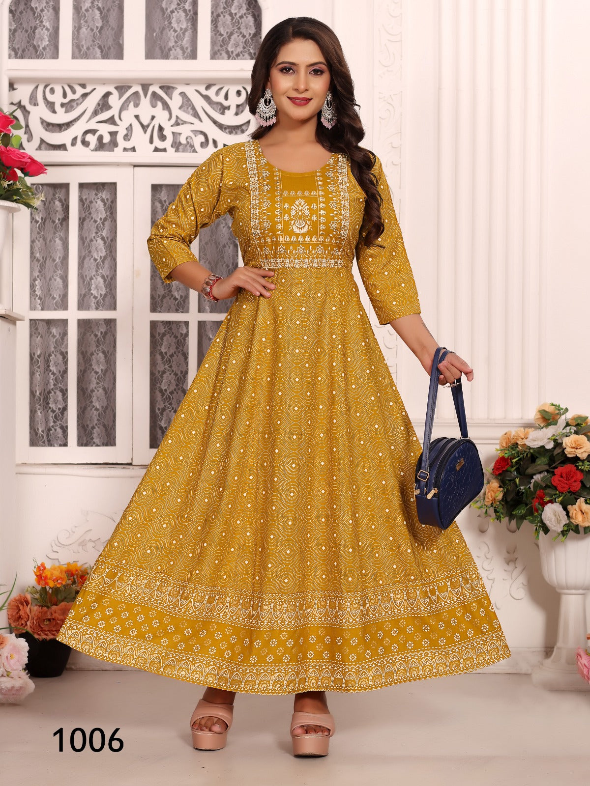 Ankita Vol 5 Kt Rayon 14Kg Anarkali Kurtis Wholesale Price