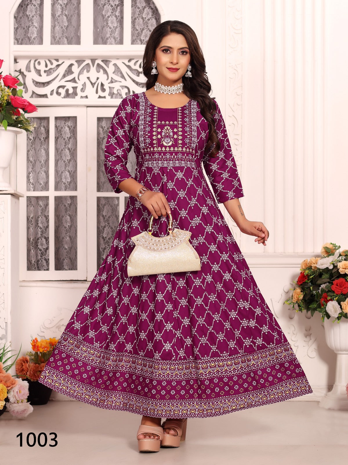 Ankita Vol 5 Kt Rayon 14Kg Anarkali Kurtis Wholesale Price